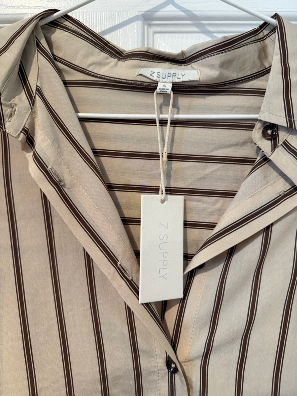 Z Supply Striped Button-Up Shirt - Picture 2 of 6